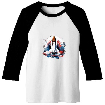 Discover Space Shuttle Science Astronomy 25 Baseball Tees