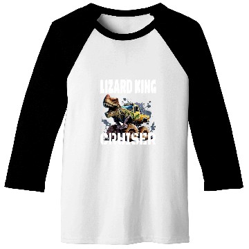 Discover TRexs And Motorcycle Lizard King Cruiser 26 Baseball Tees