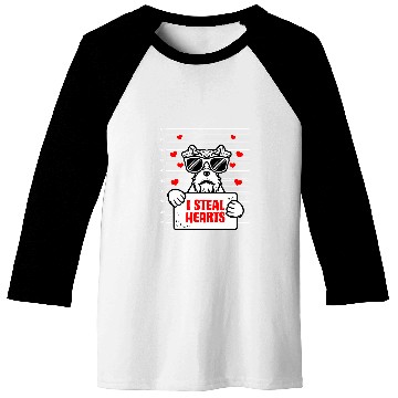 Discover Wire Fox Terrier Valentines Day Dog Lover Wirehaired Terrier Baseball Tees