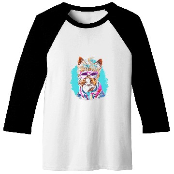 Discover Yorkshire Terrier vintages Style 1 Baseball Tees