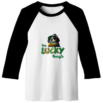 Discover Magical Beagle Gnome A St  Patricks Day Transformation 3 Baseball Tees