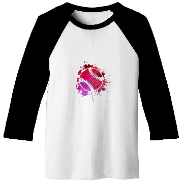 Discover Softball Baseball Paint Splatter uniques Colorful for Teens Baseball Tees