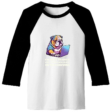 Discover Im an IT Trainer I Do ClickClickClick On The Computer Baseball Tees