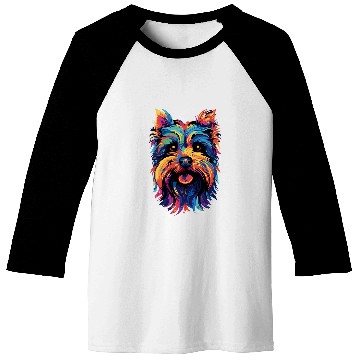 Discover Yorkshire Terrier Color Yorkie Baseball Tees