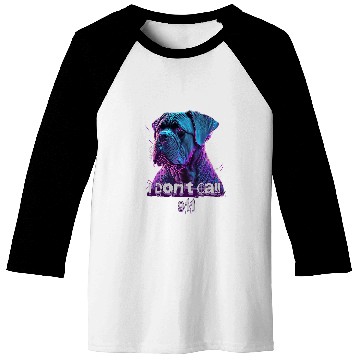 Discover Retro Futuristic Synthwave Cane Corso I Dont Call 911 Baseball Tees
