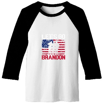 Discover Lets Go Brandon Firefighter Baseball Tees