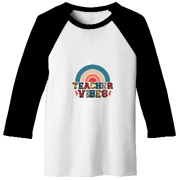 Discover Teacher Leopard Print Rentro Vintage Baseball Tees