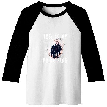 Discover This Is My Pride Flag On Memorial Day Baseball Tees