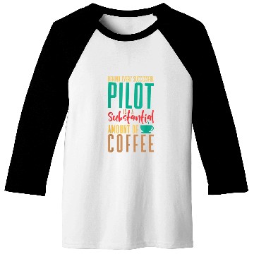 Discover Behind Every Successful Pilot Flight Baseball Tees