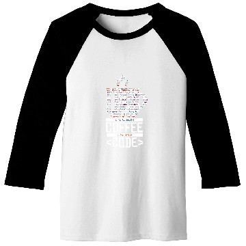 Discover Binary Coding I Turn Coffee Into Code Programmer Binary Code Baseball Tees