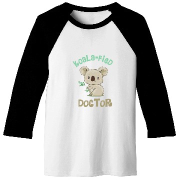 Discover Funny Koala Doctor Med Student Graduation Gift Idea Baseball Tees