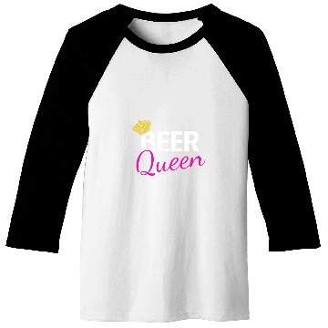 Discover Beer Queen Drinking Party Student College Alcohol Baseball Tees