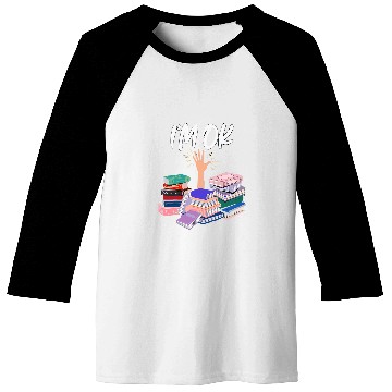 Discover Reading Books Librarian Reader Nerd Im Ok Teacher School 2 Baseball Tees