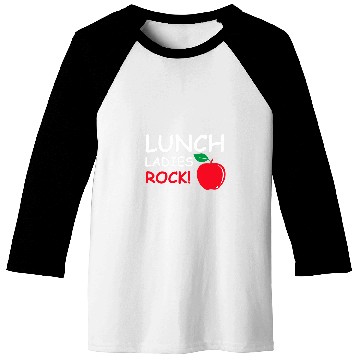 Discover Apple Rock Server or Waitress Baseball Tees