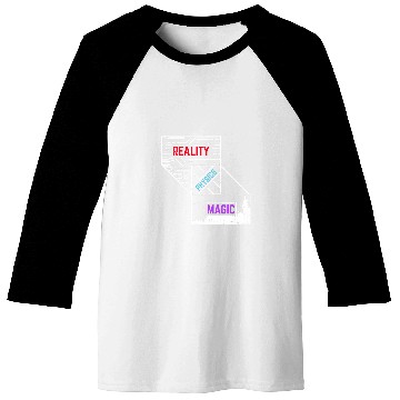 Discover Reality Physics Magic Physics Major Student Future Physicist Baseball Tees
