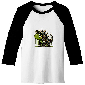 Discover Dinosaurs Robots Robotics Engineering Technology Programmer Baseball Tees