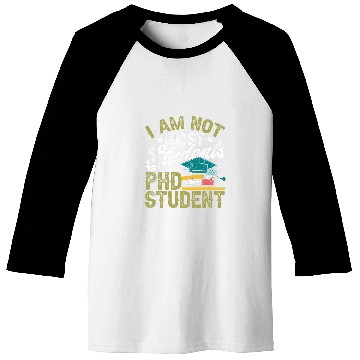 Discover PhD Student Dissertation Doctorate Graduation Baseball Tees