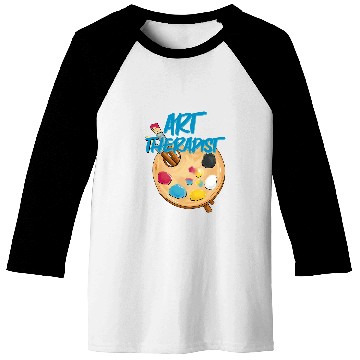 Discover Art Therapy Creative Therapeutic 7 Baseball Tees