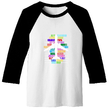 Discover Pilot Alphabet Pilot Copilot Alphabet Aeroplane Men Baseball Tees