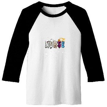 Discover Halloween nurses Cute Health Worker Halloween Pattern 1 Baseball Tees