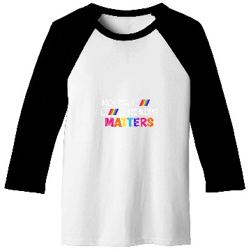 Discover Mental Health Matters Guidance Student Counseling Programs Baseball Tees