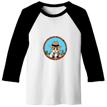 Discover RQ COWBOY LARRY Baseball Tees