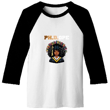 Discover PHDOPE PhD Doctorate Student Graduation Black Queen 2024 2 Baseball Tees