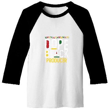 Discover Dope Black Producer Black History Month Baseball Tees