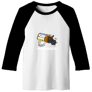 Discover Funny Pharmacist Cat Pharmacy Cute Cat For Cat Lovers Baseball Tees