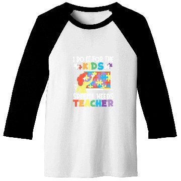 Discover Teacher Puzzle Scholar Educator Student Special Education Baseball Tees