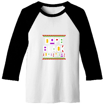 Discover Dope Black Supervisor African American Job Proud Baseball Tees