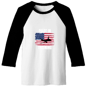 Discover Pilot In Training Airplane Aviation Flying Flight Student Baseball Tees