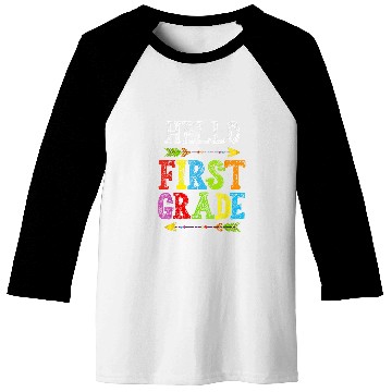 Discover Hello First 1st Grade Teacher Back To School Student Boy Kid Baseball Tees