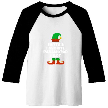 Discover Santas Favorite Paramotor Pilot Gift Christmas Paramotoring Baseball Tees
