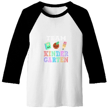 Discover Team Kindergarten First Day Back to School Student Teacher Baseball Tees
