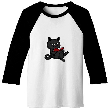 Discover Grumpy Reading Cat Book Lovers Reading Book 1 Baseball Tees