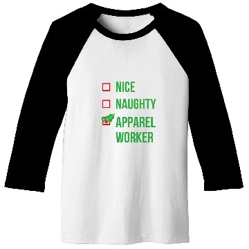 Discover Apparel Worker Funny Pajama Christmas Gift Baseball Tees
