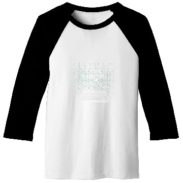 Discover I Code Therefore I Am Programmer Tech Expert Coder Joke Baseball Tees