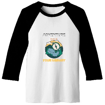 Discover Adventure Begins At Your Library Summer Reading Program 2024 7 Baseball Tees