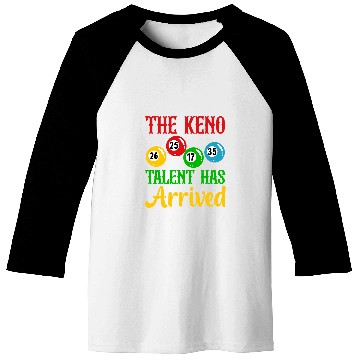Discover Keno Casino Gamer Billiard Creative Keno Baseball Tees