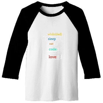 Discover Programmer Dad Programmer Dad Gift Computer Code Dad Baseball Tees