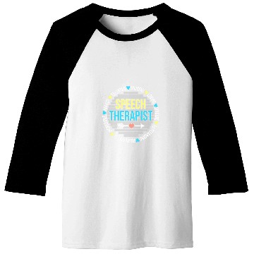 Discover Speech Language Pathologist SLP Speech Therapist Baseball Tees