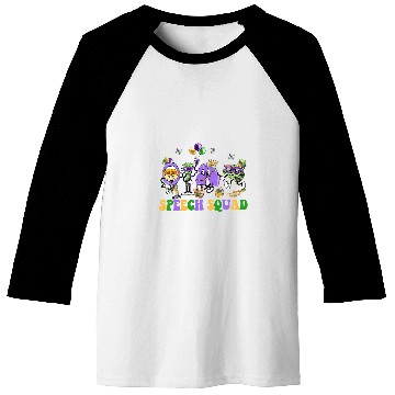 Discover Speech Therapy Speech Therapist Appreciation Mardi Gras Baseball Tees