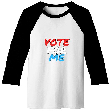 Discover Vote For Me Election Day Student Council Apparel 12 Baseball Tees