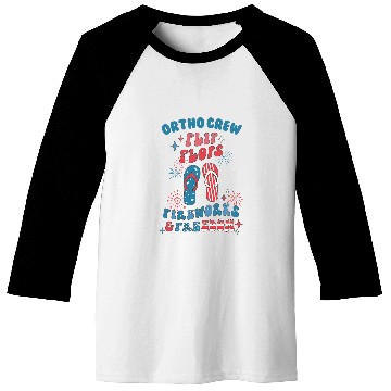 Discover Ortho Crew Orthopedic nurses July 4th Memorial Veterans Day Baseball Tees