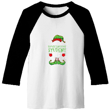 Discover Im The Biotechnology Student Elf Christmas Baseball Tees