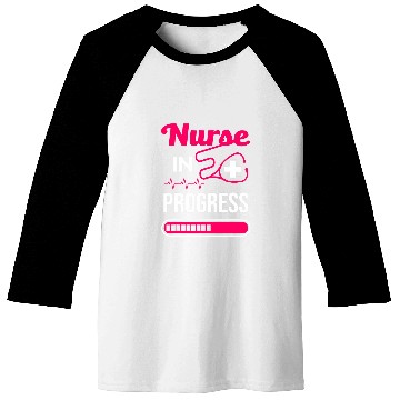 Discover nurses In Progress Funny Graduation Gift For Nursing Student Baseball Tees