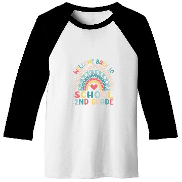 Discover Welcome Back To School 2nd Grade Teacher Student Baseball Tees