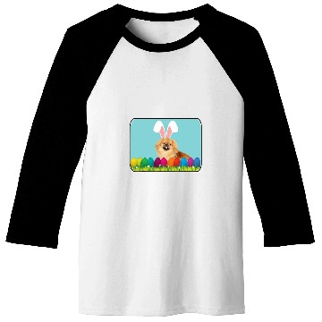 Discover Pekingese w Bunny Ears Baseball Tees