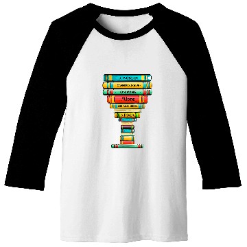 Discover Funny Reader Addict Book Lovers Wines Drinking Women Baseball Tees